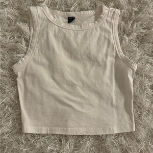white tank top